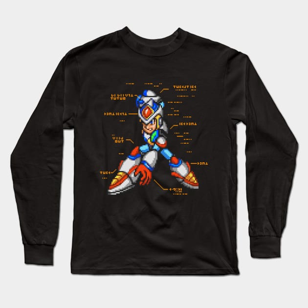 Mega Man Long Sleeve T-Shirt by allysontx